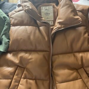 Abercrombie & Fitch Brown Puffer Jacket
